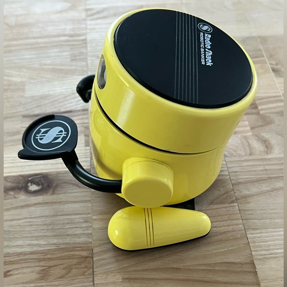 Radio Shack Robotic Banker Robie Vintage Electronic Animated Coin Bank Works! - Picture 5 of 12